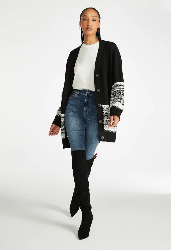Spacedye Boyfriend Cardigan - Image 5