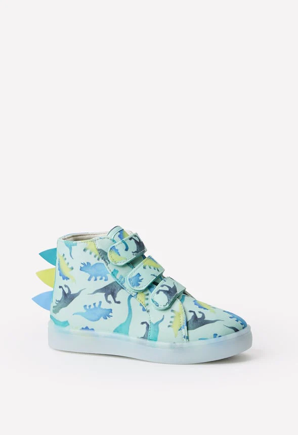 Spiked Dino Light Up High Top Sneaker - Image 3