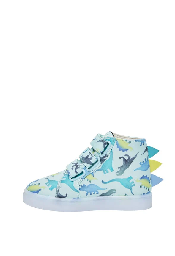 Spiked Dino Light Up High Top Sneaker - Image 4