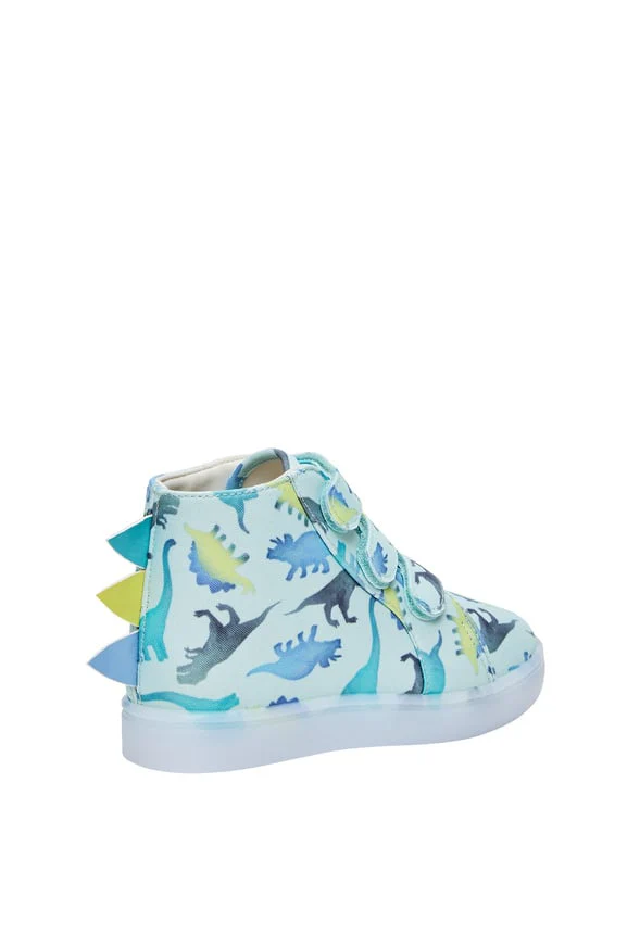 Spiked Dino Light Up High Top Sneaker - Image 7