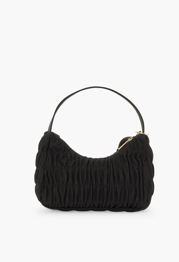Sport Mesh Ruched Shoulder Bag - Image 2