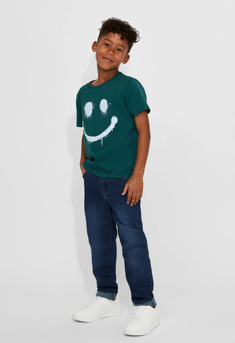 Spray Paint Smiley Tee - Image 2