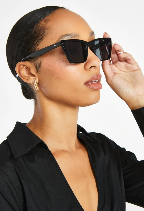 Square Cat-Eye Sunglasses - Image 2