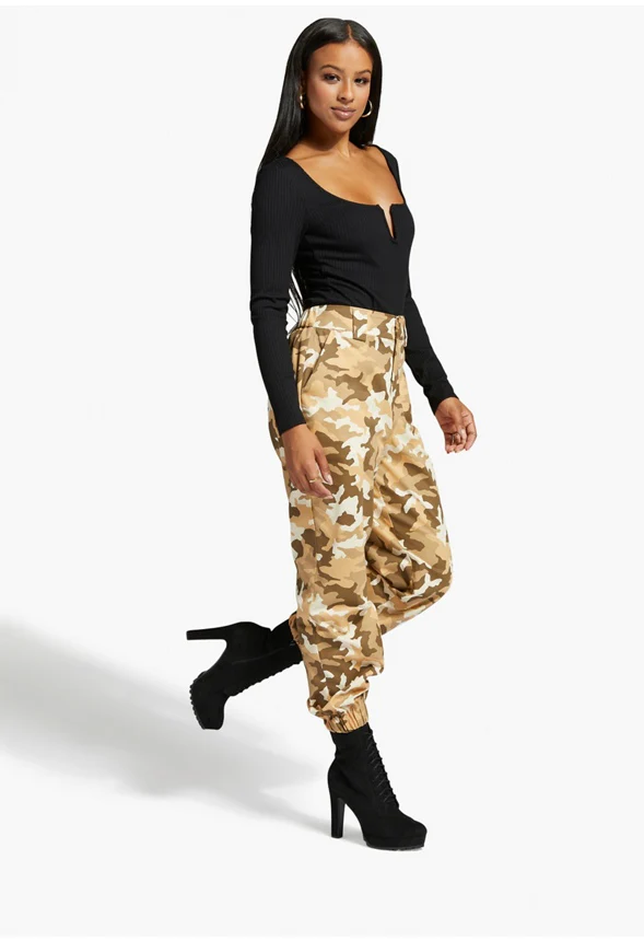 Square Neck Rib Bodysuit - Image 3