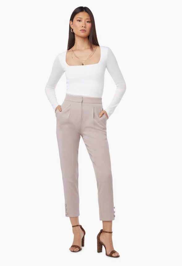 Square Neck Rib Top - Image 3