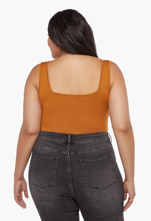Square Neck Sleeveless Bodysuit - Image 2
