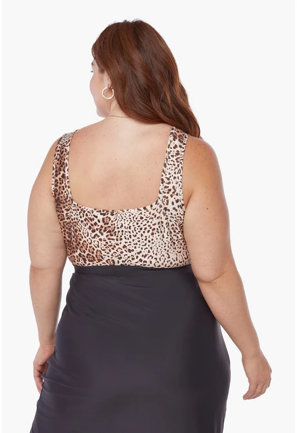 Square Neck Sleeveless Bodysuit - Image 2