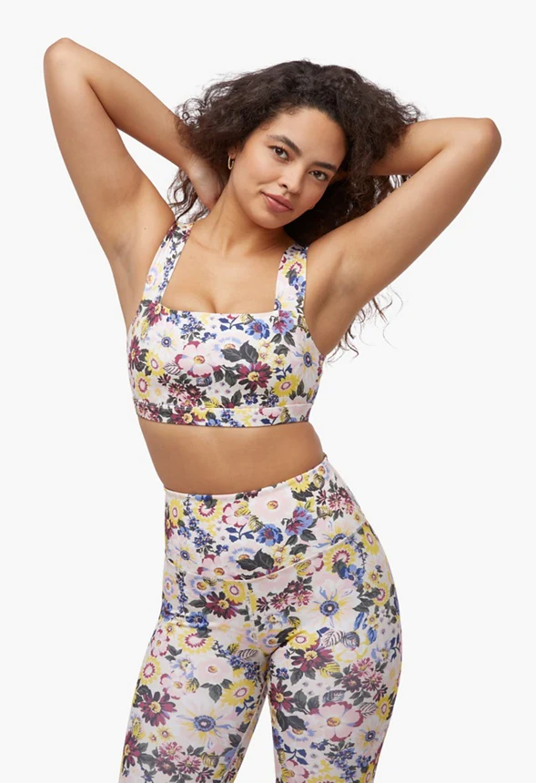 Square Neck Sports Bra