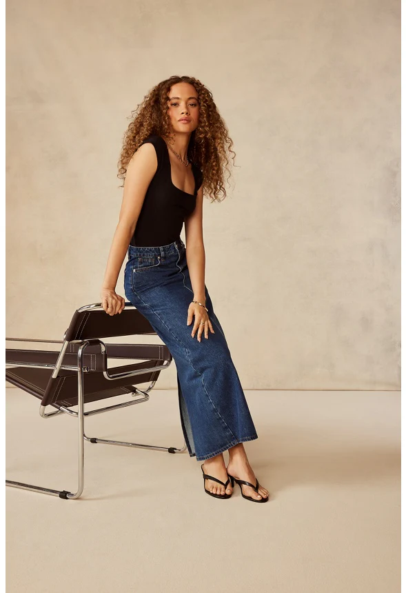 Square Neck Tank Bodysuit - Image 6
