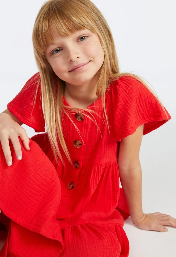 Square Neck Tiered Dress - Image 3