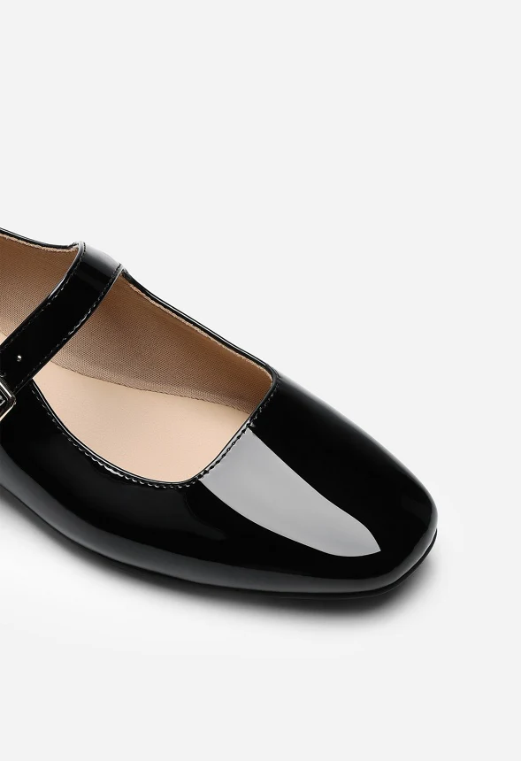 Square-Toe Mary Jane Flats - Image 6