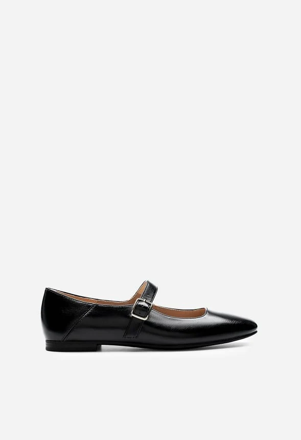 Square-Toe Mary Jane Flats - Image 4