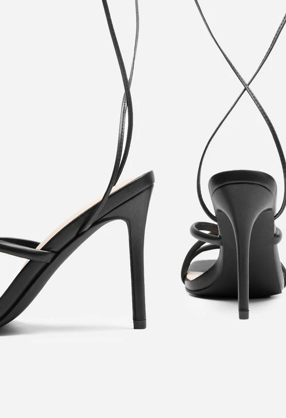 Square Toe Strappy Heeled Sandal - Image 4