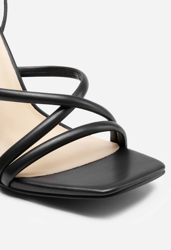 Square Toe Strappy Heeled Sandal - Image 6