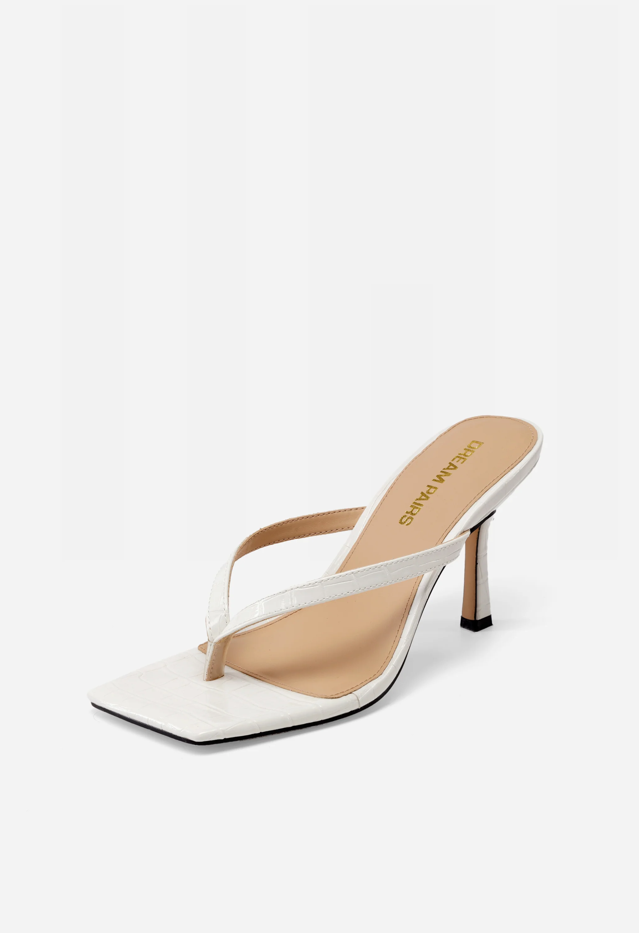 Square Toe Thong Strap Sandals - Image 3