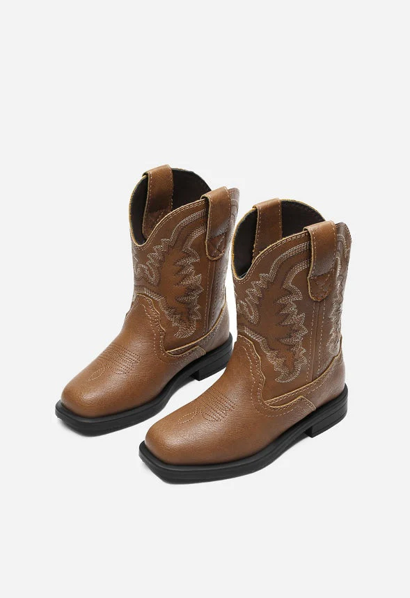 Square-Toe Western Cowboy Boot - Image 2