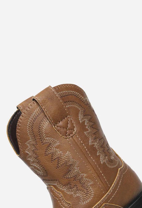 Square-Toe Western Cowboy Boot - Image 3