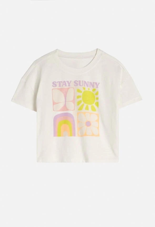 Stay Sunny Cropped Tee - Image 2
