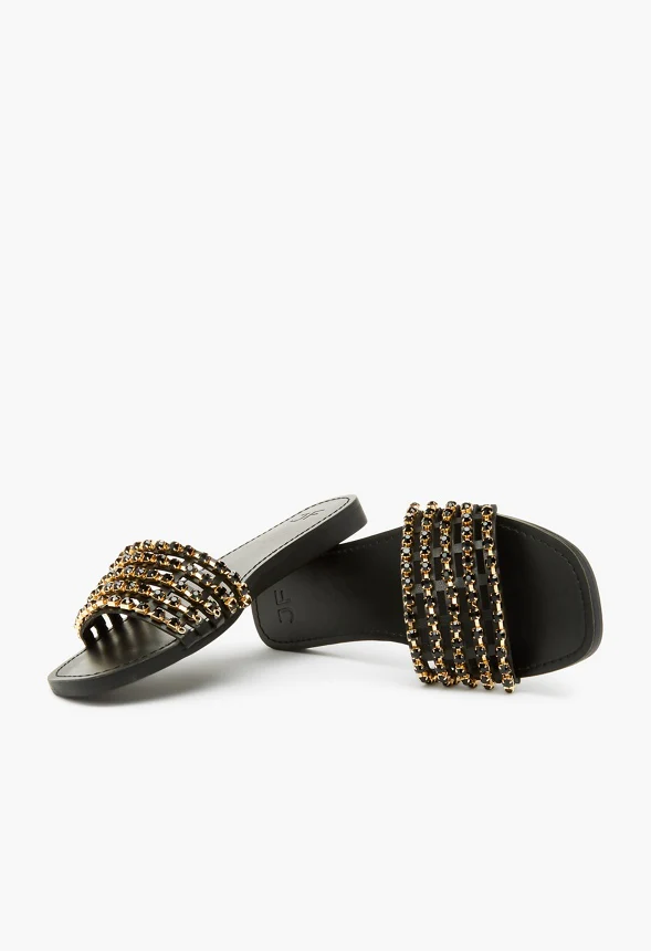 Stella Embellished Slide Sandal - Image 4