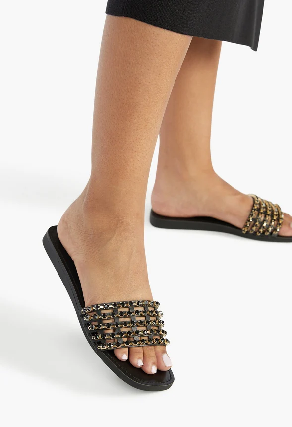 Stella Embellished Slide Sandal - Image 5