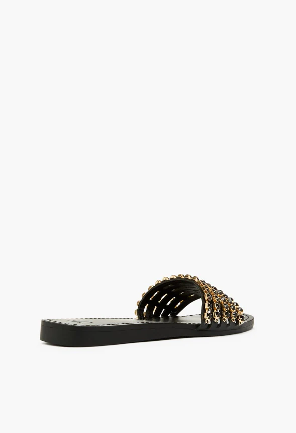 Stella Embellished Slide Sandal - Image 7