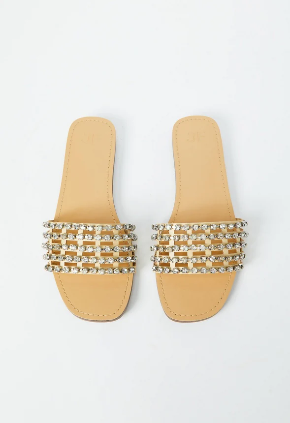 Stella Embellished Slide Sandal - Image 5