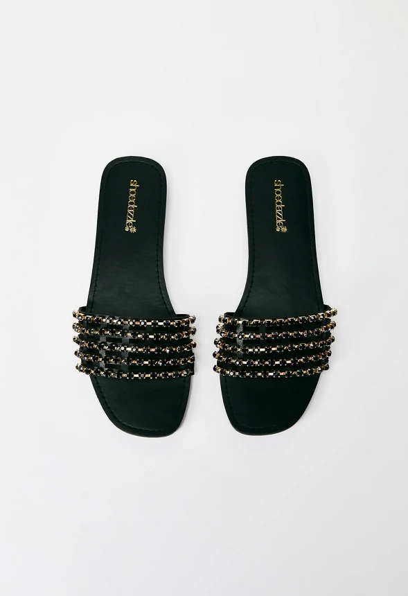 Stella Embellished Slide Sandal - Image 2