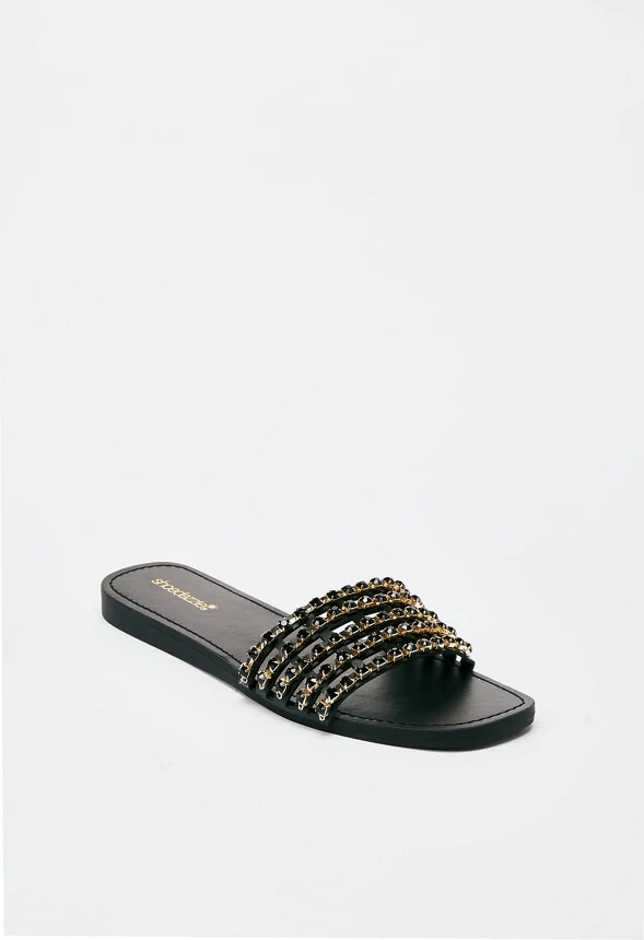 Stella Embellished Slide Sandal - Image 3