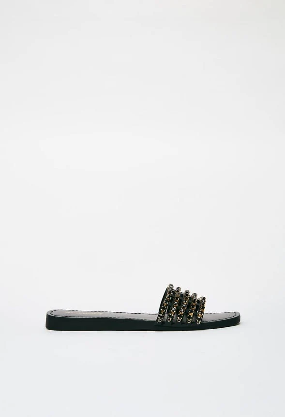Stella Embellished Slide Sandal - Image 4