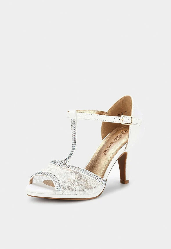 Women's Rhinestone Platform Stiletto Pumps - Image 2