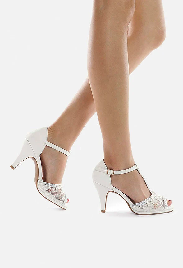Women's Rhinestone Platform Stiletto Pumps - Image 3