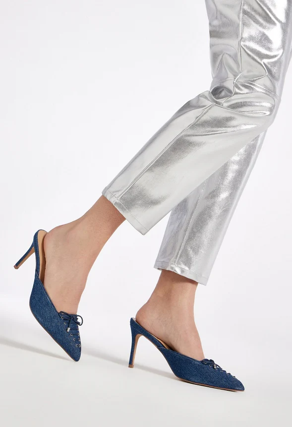Straight Crop Leather Trousers - Image 7