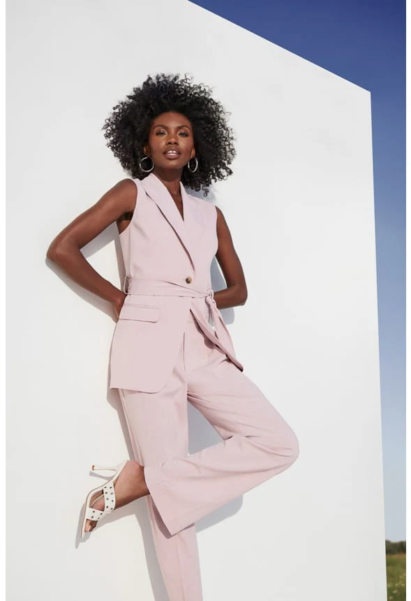 Longline Straight Leg Trousers - Image 6