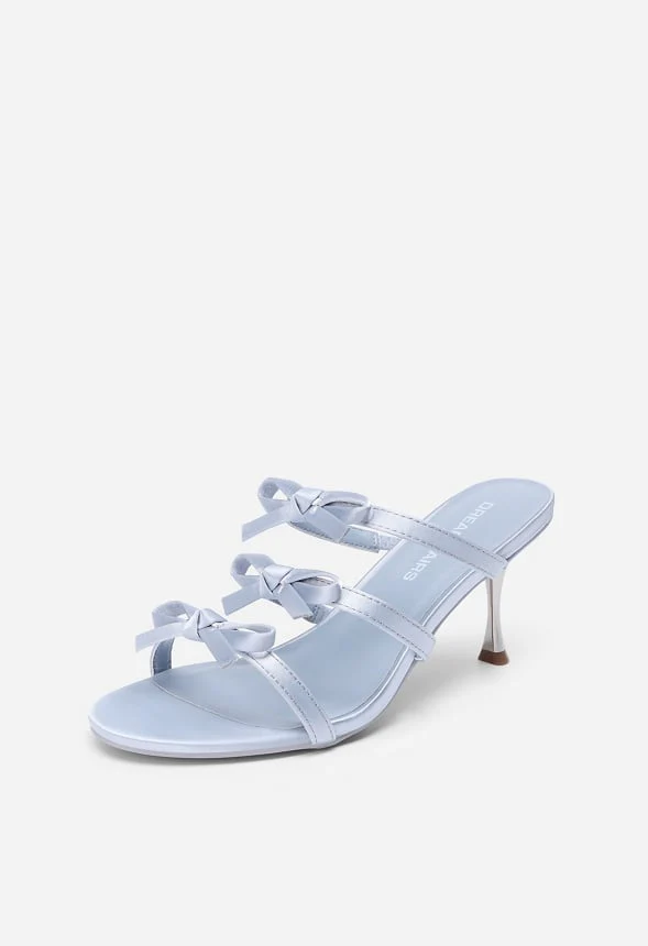Strappy Bow Slide Sandals - Image 3