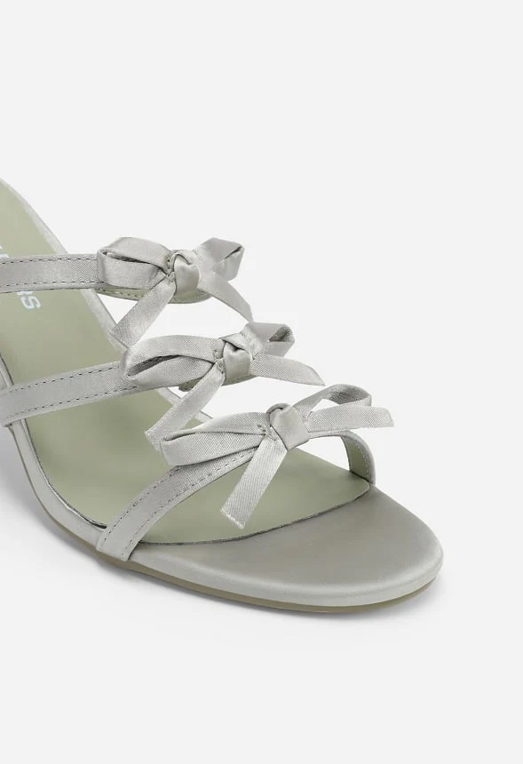 Strappy Bow Slide Sandals - Image 5