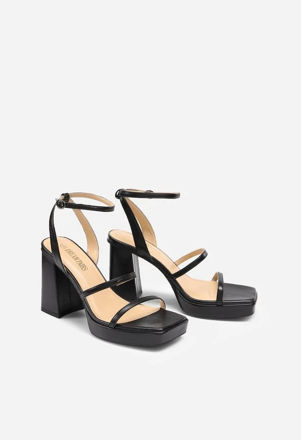 Strappy Chunky Platform Heel Sandal - Image 3