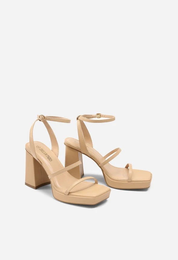 Strappy Chunky Platform Heel Sandal - Image 3