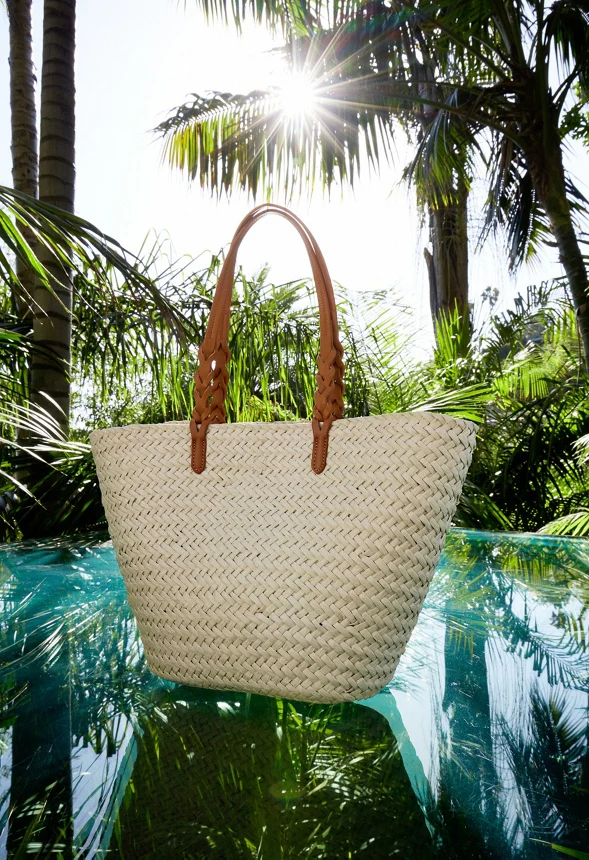 Straw Braided Tote - Image 8