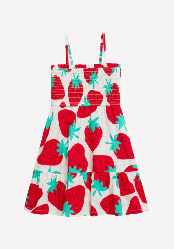 Strawberry Smocked Dress - Image 2