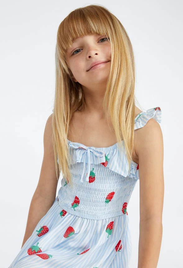 Strawberry Smocked Dress - Image 2