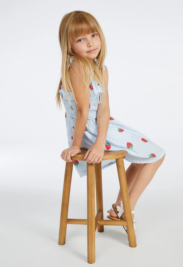 Strawberry Smocked Dress - Image 3