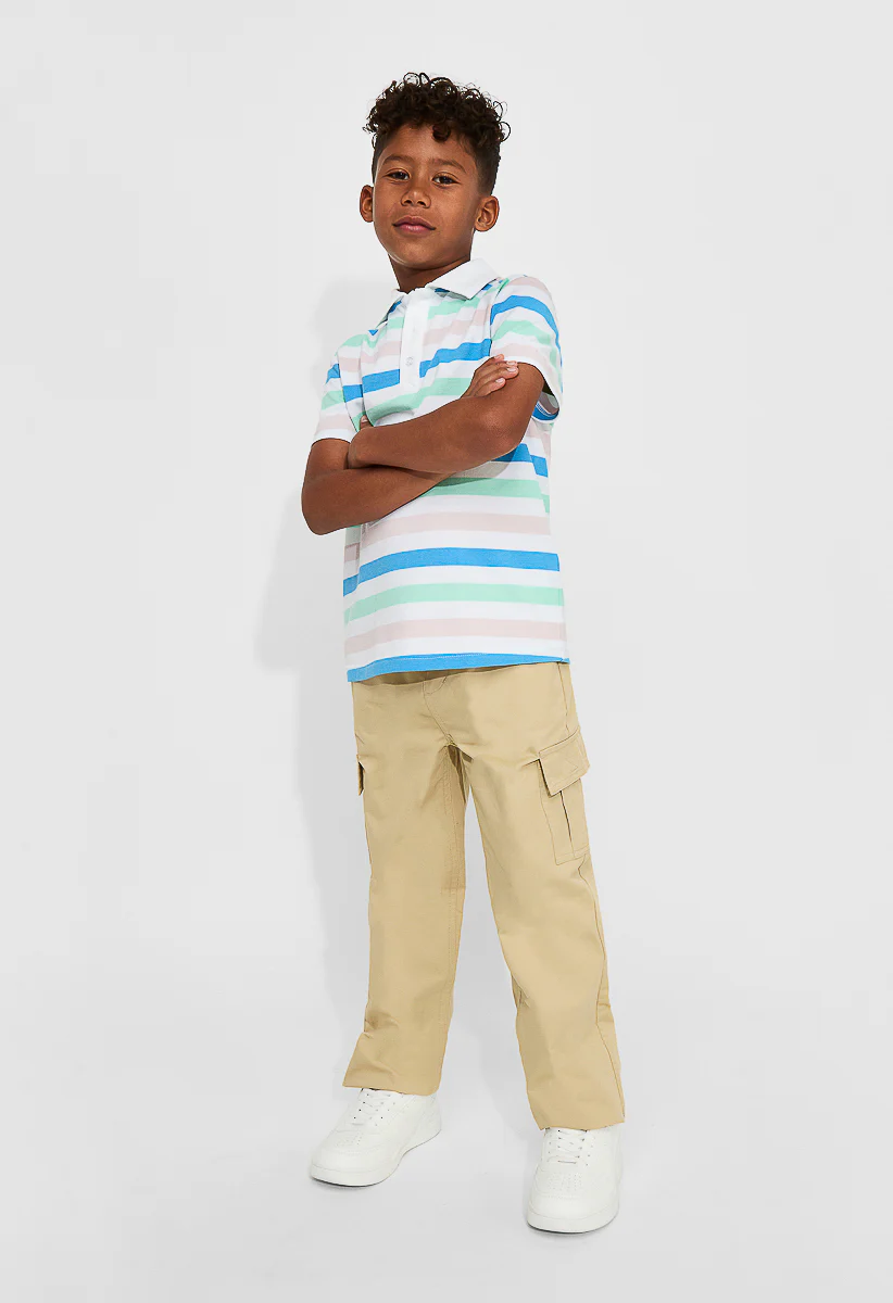 Stripe Polo Tee - Image 7