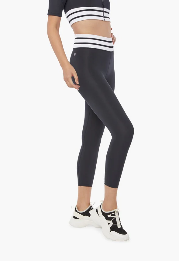 Stripe Waistband Leggings - Image 2