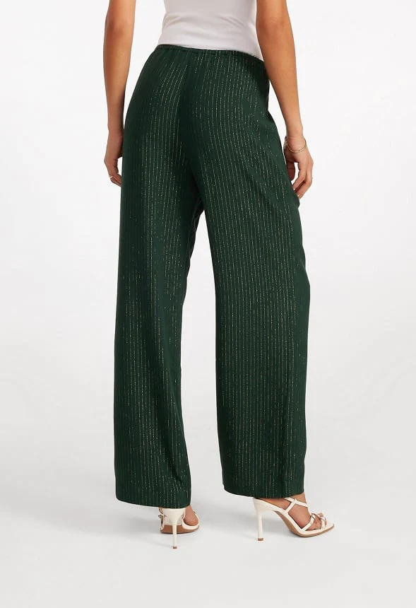 Stripe Wide Leg Pants - Image 2