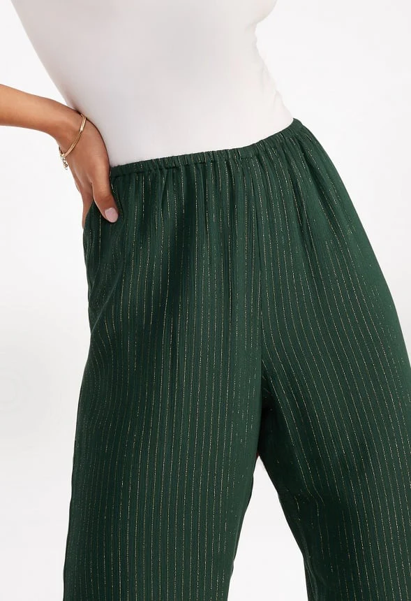 Stripe Wide Leg Pants - Image 3