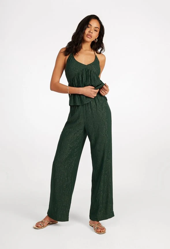 Stripe Wide Leg Pants - Image 4