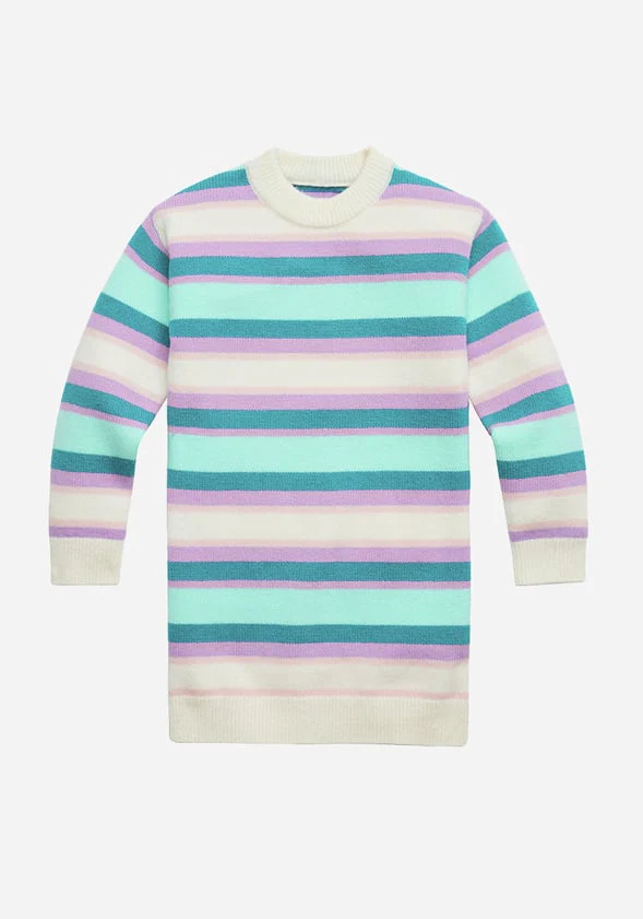 Striped Sweater Dress - Image 2