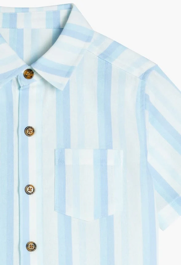 Striped Woven Shirt - Image 3