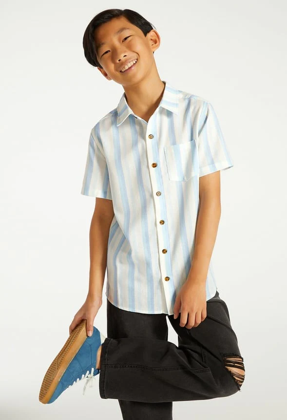Striped Woven Shirt - Image 4