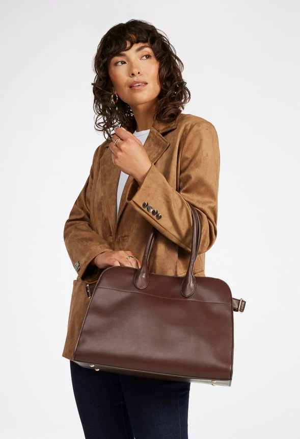 Structured Top Handle Tote - Image 2